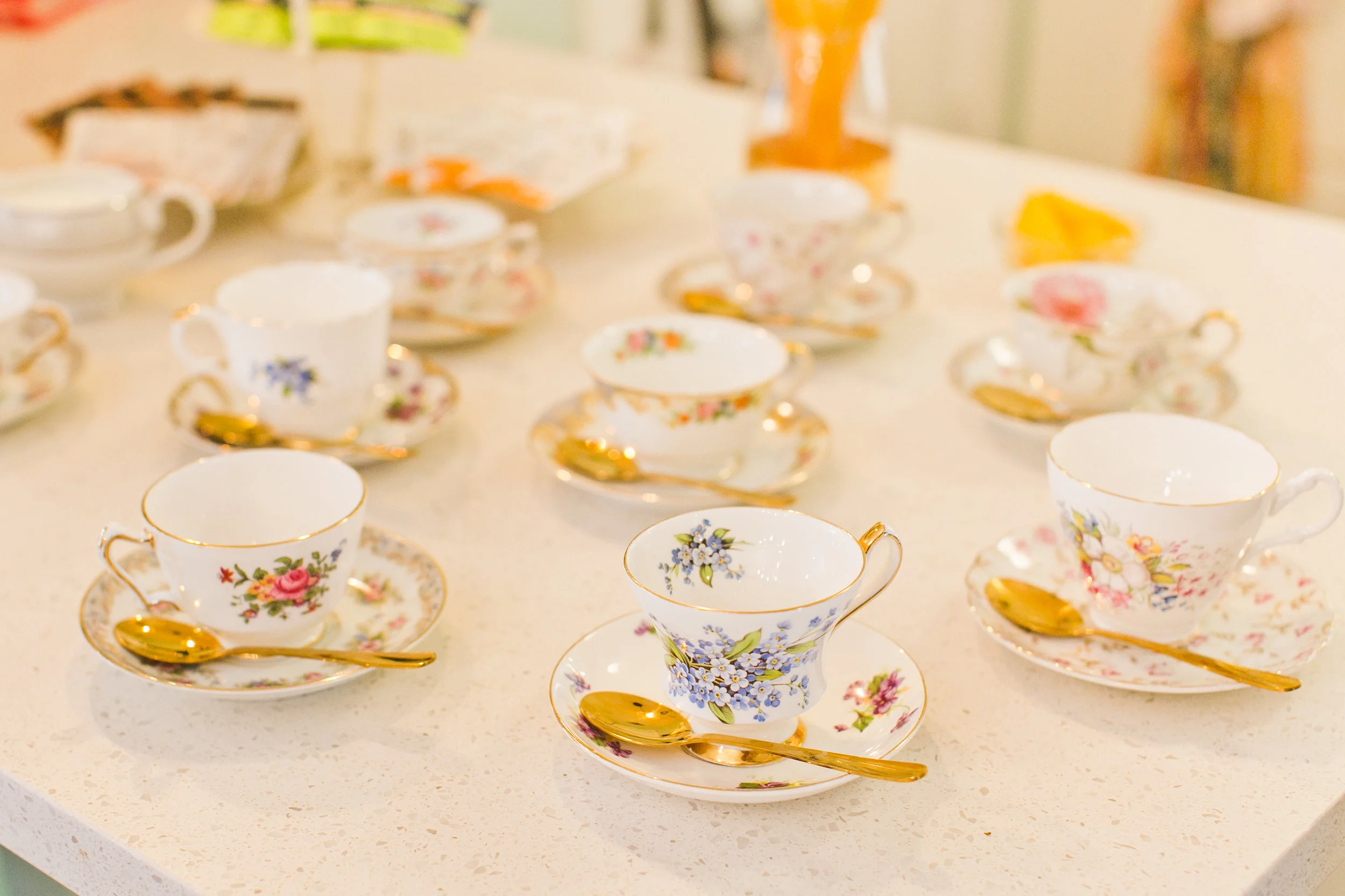 Vintage English Tea party — Wild Quill Calligraphy